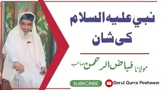 نبی علیه السلام کی شان | مولانا قاری فیاض الرحمن علوی