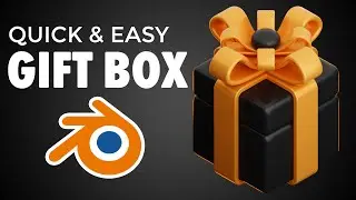 Blender 3D Gift Box Modeling Tutorial - Quick and Easy - Blender 3D Tutorial