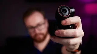 this TINY 4k Camera is following me around! | OBSBot Tiny 4K