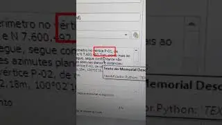 Reconstituição de memorial descritivo com Ctrl+C e Ctrl+V