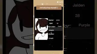 introducing Jaiden animations! |Capcut template