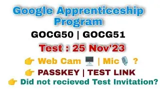 Things to keep in mind before Google's Online Challenge Test |GOC PASSKEY, TEST LINK