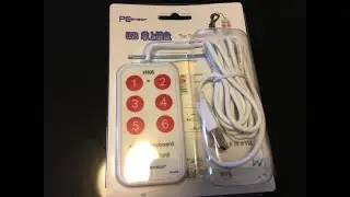 iKKEGOL 2 Meter 6.6 ft Feet USB Durable Handle Mini Button 6 Keys User Defined Keyboard Game Laptop