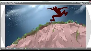Krita / Opentoonz Animation IN ACTION!!!