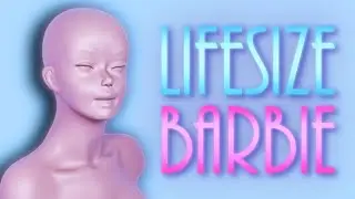 My Biggest Doll Repaint! 💖 [ BARBIE ]