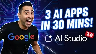 3 AMAZING Apps From Scratch Using The NEW AI Studio!