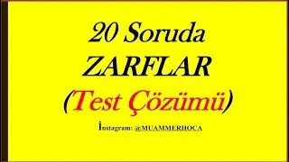 20 Soruda Türkçe (Zarflar Test Çözümü)