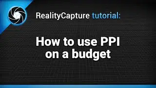 RealityCapture tutorial: How to use PPI licensing on a budget