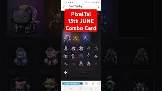 15 June | Pixel Tap daily combo | pixelverse daily combo | pixelverse airdrop 