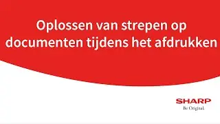 MFP | Oplossen van strepen tijdens het afdrukken | Instructie