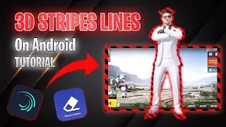 How to make Stripes Lines 3D Effect On Android?🤯 | Alight Motion Tutorial 💥 | Mad_nii