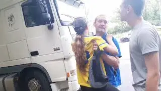 на озере с папой.PapinaZaika на Корчеватое
