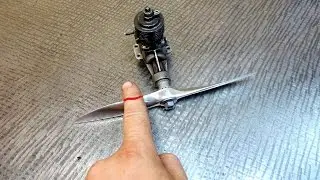 Metal chopper finger in work.