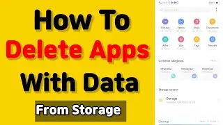 How to delete / uninstall apps with data permanently from android