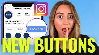 NEW Instagram BUTTONS (Book Now, Shop Now, Website Link without 10k followers)