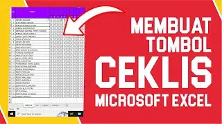 Membuat Tombol Ceklis di Microsoft Excel