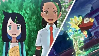 Roy VS Gym Leader (Terastal Sudowudo) - NEMONA IN THE ANIME - Pokemon Horizons Episode 10 AMV