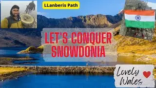 Hiking Snowdonia Mountain || Llanberis path || Highest peak in Wales 🏴󠁧󠁢󠁷󠁬󠁳󠁿  || UK Telugu vlogs