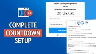 Full Countdown Setup for Your Webinar - Step-by-Step Clickfunnels 2.0 Tutorial [2024]