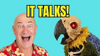 This 5-Ft Halloween Parrot Talks Back (2026 Home Depot Animatronic)