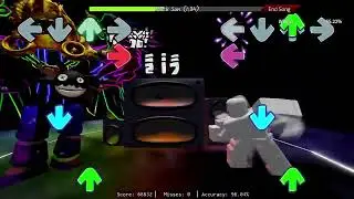 Black sun fnf in Roblox
