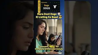 DOGS Airdrop Lifestyle After Withdrawal 🤑 #shorts