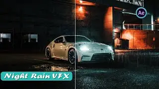 Realistic Rain At Night I VFX | Adobe After Effects 