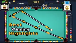 8 Ball Pool Winning Tricks 😍 Best Super Millionaire Top Play Matches Winning Highlights
