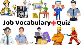 job Vocabulary in English | basic jobs in English