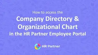The Company Directory and Organizational Chart in the HR Partner Employee Portal