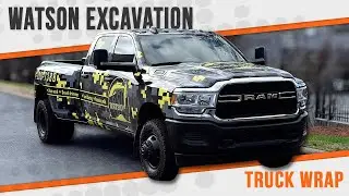 Watson Excavation - Pickup Truck Wrap
