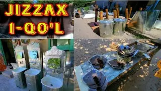 JIZZAX TEMIRCHILAR KO'CHASIDAN XARXIL TURDAGI UY UCHU TEMIR TUNIKADAN YASALGAN XOZTAVAR