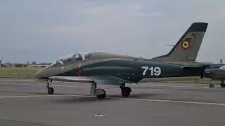 IAR99 Soim (practice flight) of Romanian Air Force at Bucharest International Air Show (2024) 🇹🇩