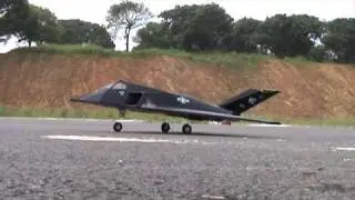 RC F-117 70mm EDF Jet Maiden Flight