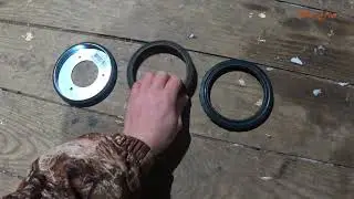 Устанавливаю фрикционный диск вместо кольца на снегоуборщике Huter.