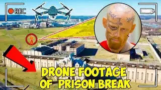 You will not believe what my drone caught over this PRISON.. *PRISON BREAK ATTEMPT*