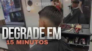 Degrade em apenas 15 minutos | aprenda agora #barbershop #degrade #fade