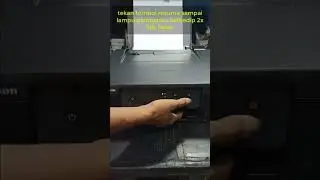 cara test print nozzle check canon G1730 manual tanpa komputer laptop