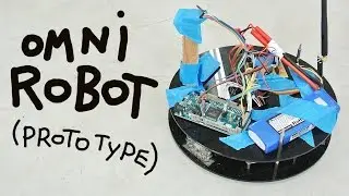 Omni wheel Robot part 1 : prototype