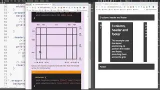CSS Grid Layout Using Grid Line Numbers, Names, and Spans