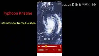 Typhoon Kristine , September 3 2020