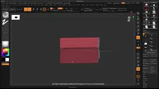 Exploring Zbrush with Michele : Custom skirt curve brush exploration..
