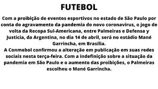 Conmebol confirma Palmeiras x Defensa y Justicia em Brasília