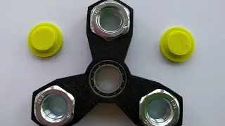 how to make a fidget spinner in just over 1min