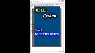 Python IDLE - Code 2 - Add 2 Numbers | Print Command - Learn in a Minute