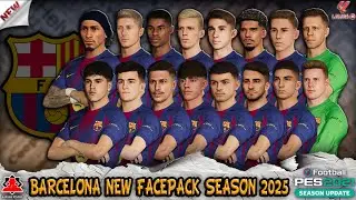 Barcelona New Facepack Season 2025/26 - PES 2021 & Football Life 2025