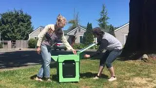 Solar stereo cube
