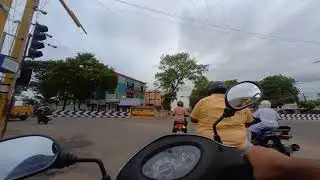 Driving time-lapse video in Maduri city from Kamarajar Salai to Silaiman.
