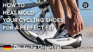 Wie erhitzt und verformst du die Cádomotus Triathlon Schuhe an deinem Fuß?