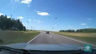 Встречный обгон на повороте
